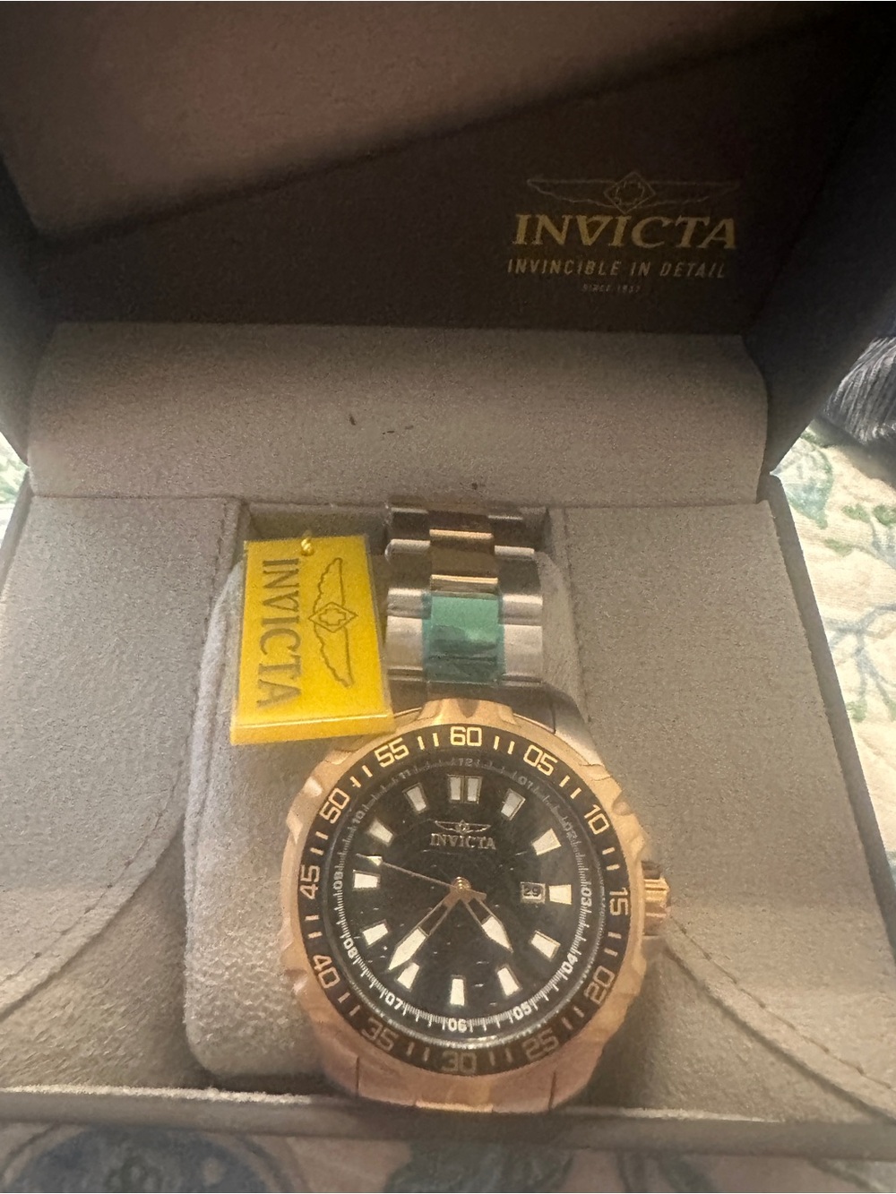 Invicta Pro Diver Two-Tone Gold & Silver Stainless Steel Watch NWT